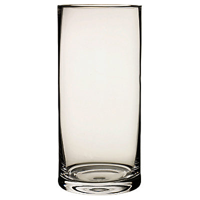 LSA International Glass Column Vase, Clear, H28cm LSA International Glass Column Vase, Clear, H28cm